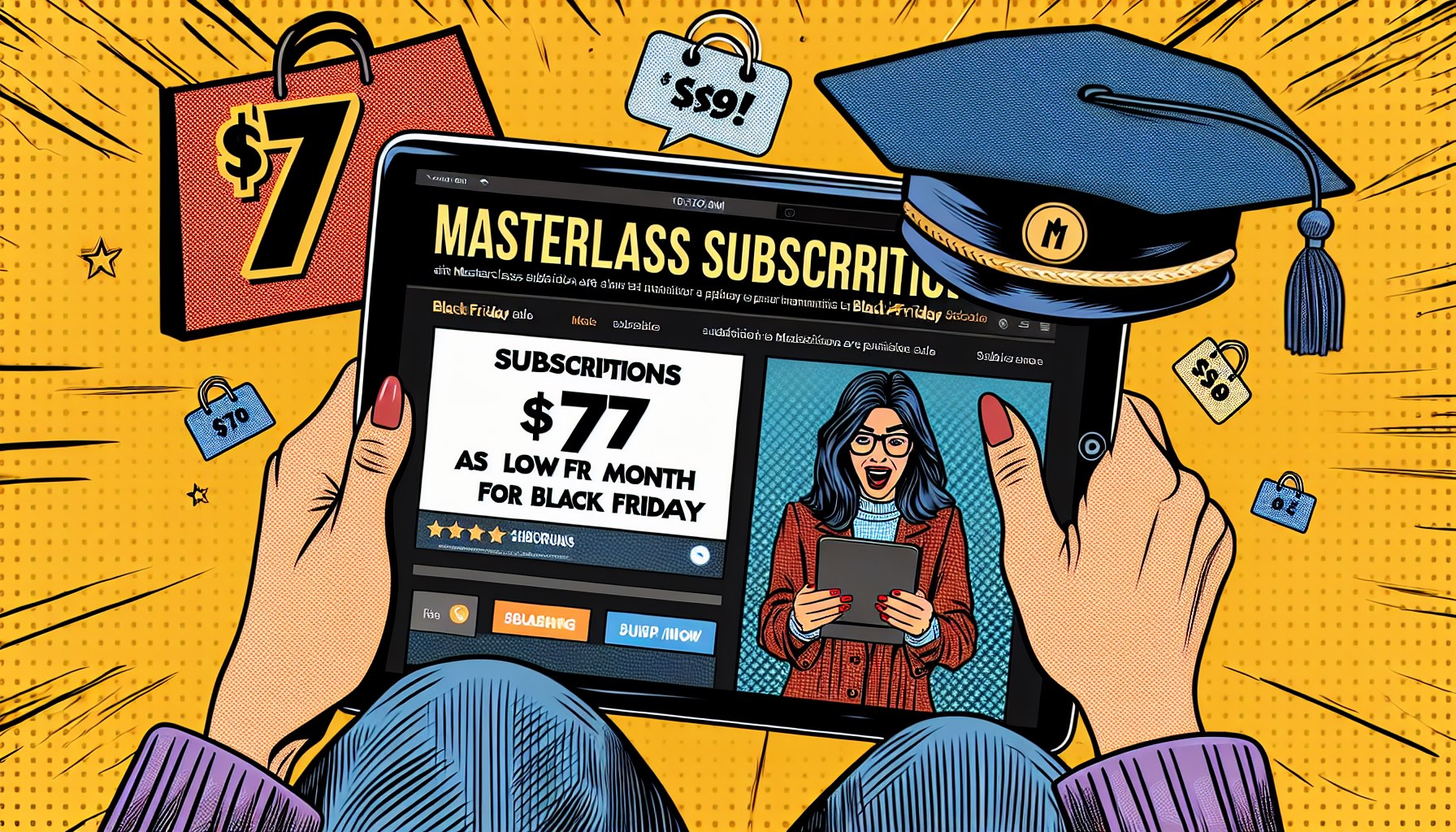 MasterClass subscriptions are as low as $7 per month for Black Friday
