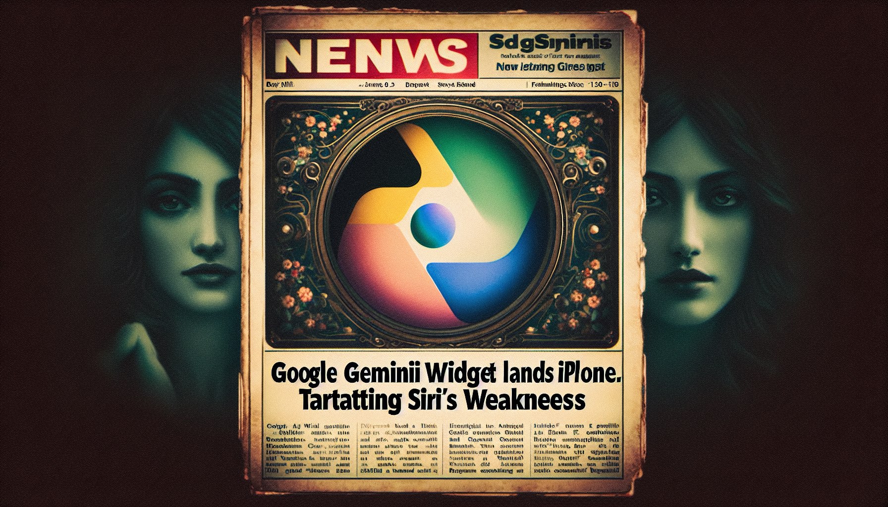 Google Gemini 위젯, iPhone에 상륙: Siri 약점 공략